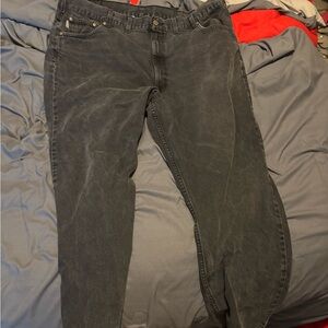 Carhartt Jeans Denim Gray Black Men's Size 44X32